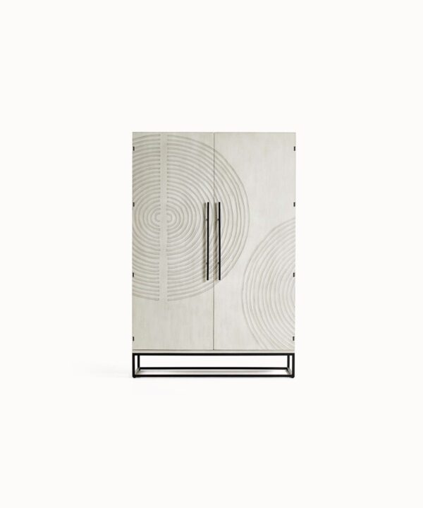 Summit Contemporary Woven Storage Cabinet