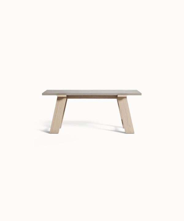Horizon Textured Concrete Writing Desk