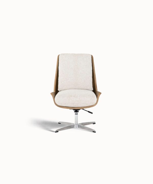Sterling Industrial Oak Accent Chair