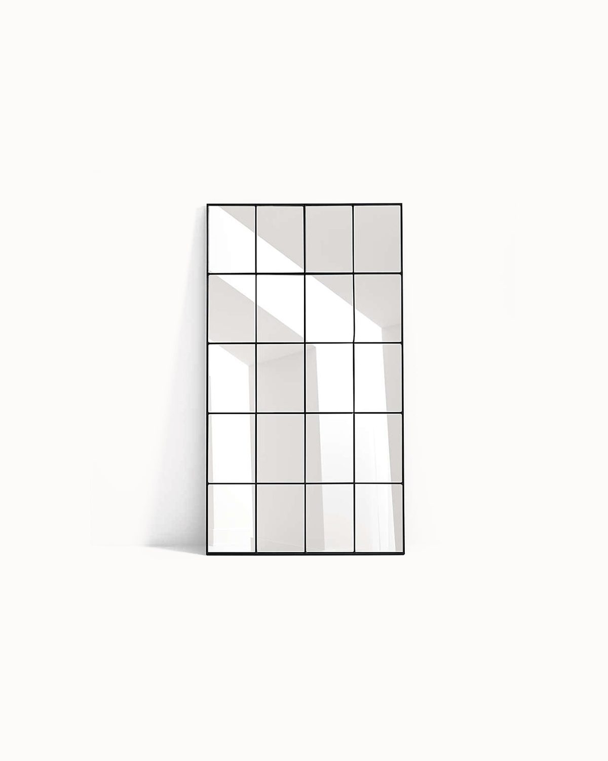 Sterling Warm Oak Floor Mirror