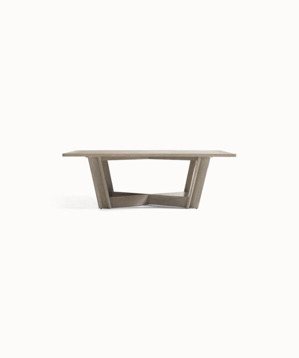Terrace Elegant Leather Dining Table