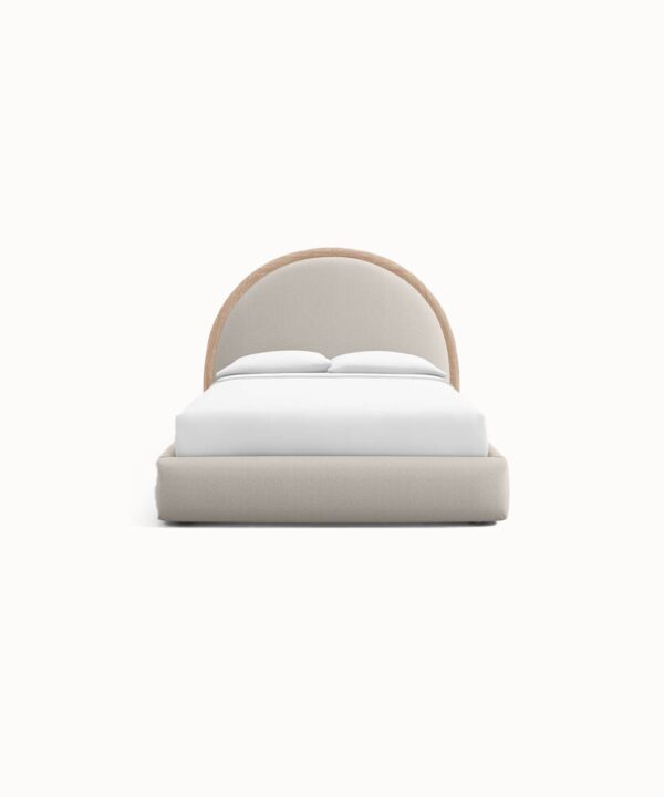 Ridge Sleek Marble Platform Bed