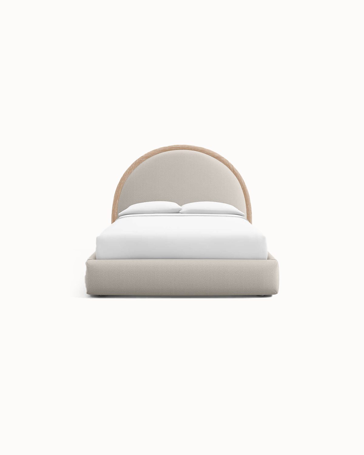 Ridge Sleek Marble Platform Bed