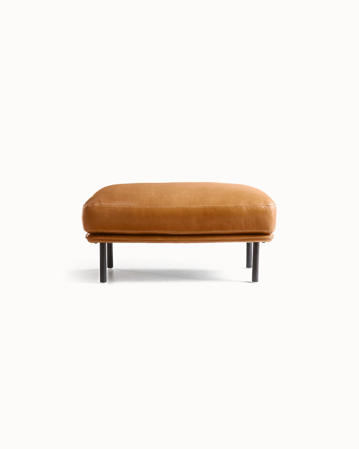 Cedar Industrial Oak Ottoman